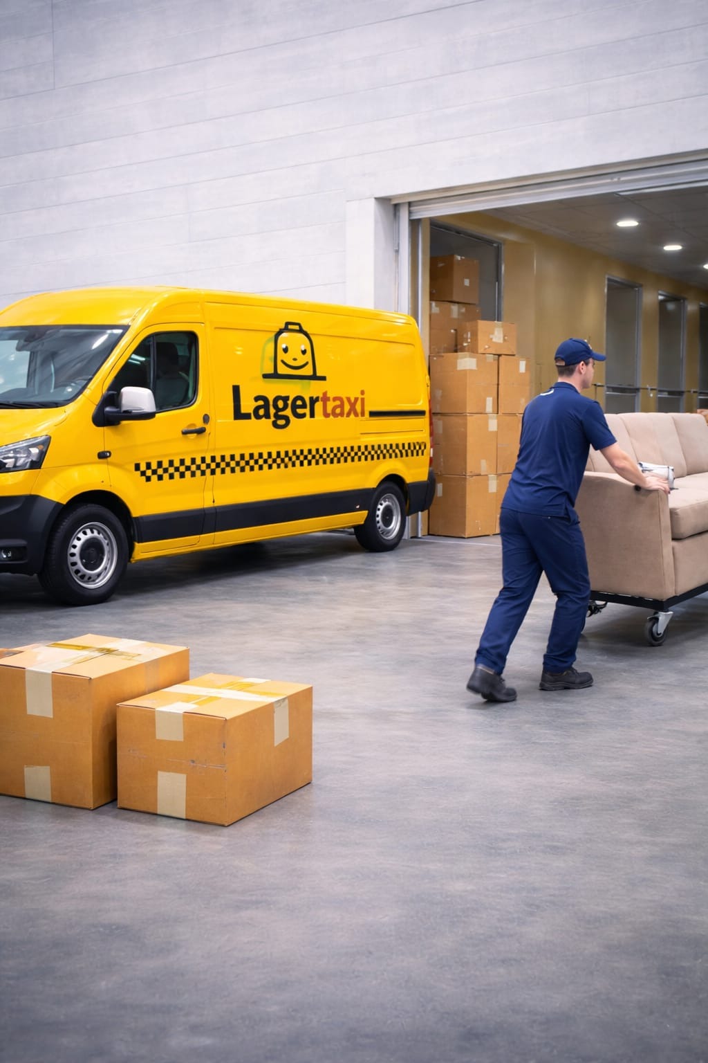 Wir holen ihre Möbel ab und lagern sie sicher ein.