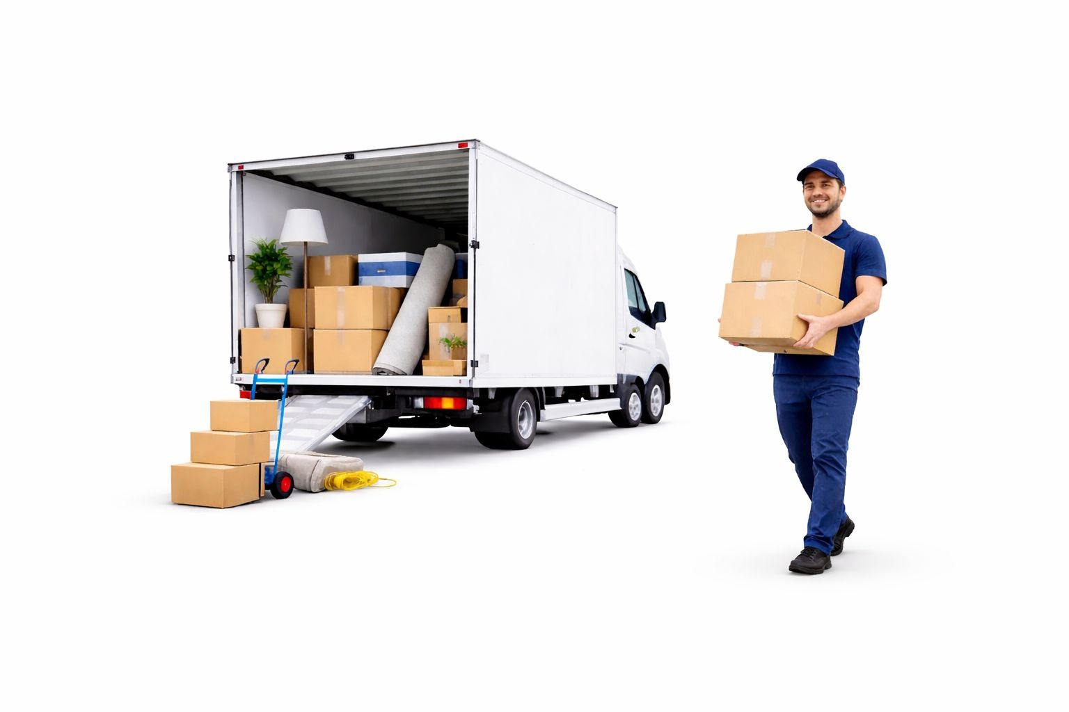 Transporter mit Fahrer – in 3 einfachen Schritten